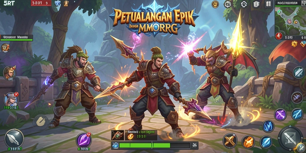 Tampilan gameplay yang menegangkan dan grafis menawan di 5RT.