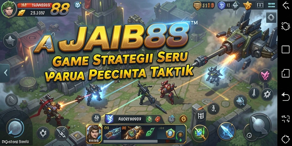 Tampilan gameplay seru dalam AJAIB88 menunjukkan pertempuran strategi mendebarkan.