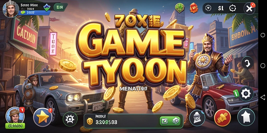Screenshot G668 menampilkan gameplay seru dan strategi Tycoon.