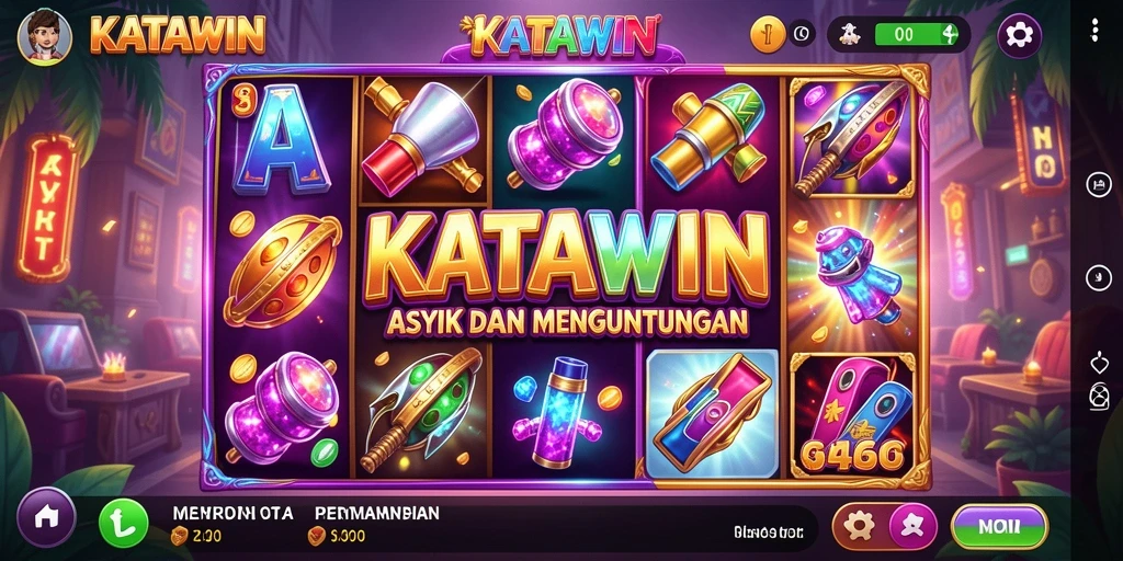 Tampilan menakjubkan dari gameplay KATAWIN yang seru.