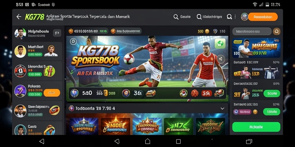 Tampilan gameplay KG778 yang menarik dengan berbagai pilihan taruhan.