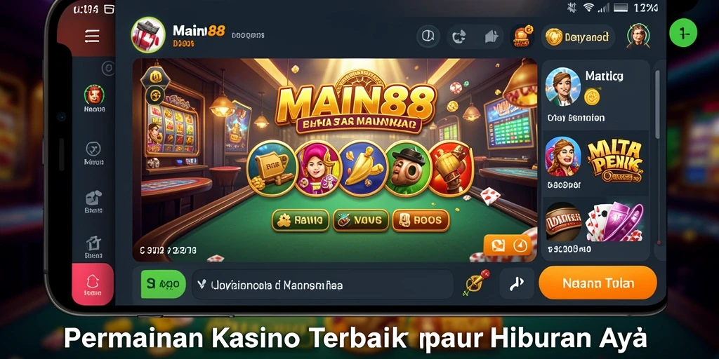 Tampilan gameplay seru dan interaktif dari MAIN88.