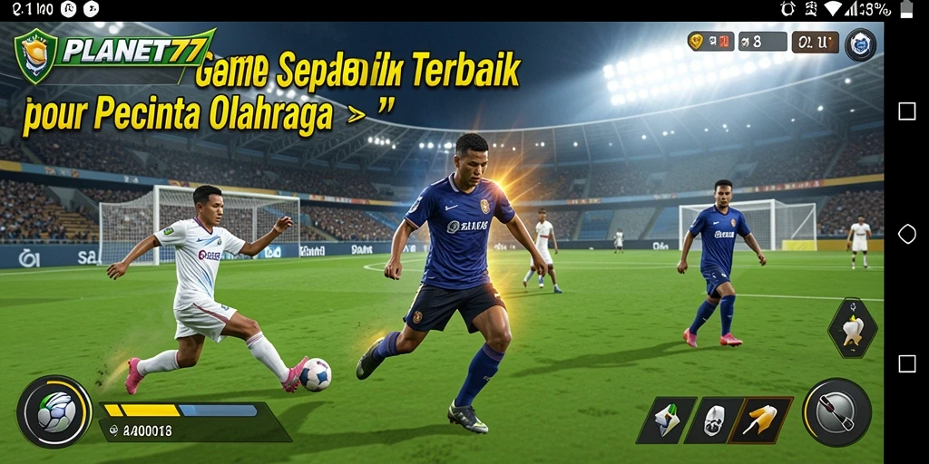 Tampilan gameplay <strong>PLANET77</strong> yang epik saat pertandingan berlangsung.