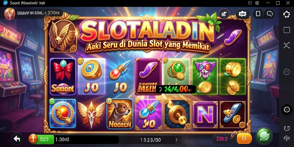 Tampilan menarik dari gameplay SLOTALADIN yang seru dan menegangkan.